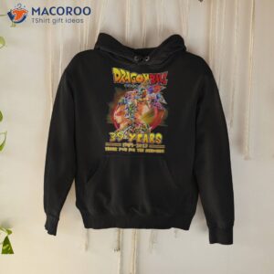 dragon ball super 39 years 1984 2023 legend thank you for the memories shirt hoodie