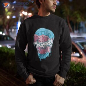 dripping trans pride skull transgender shirt sweatshirt