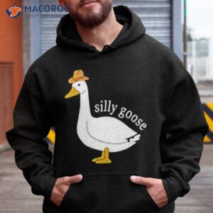 duck silly goose cowboy hat funny easter shirt hoodie