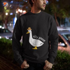 duck silly goose cowboy hat funny easter shirt sweatshirt