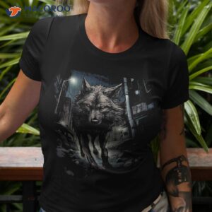 dystopian wolf in the city shirt tshirt 3