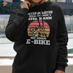 e bike electric bicycle saying shirt hoodie