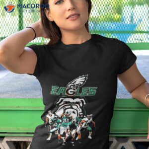eagles dawgs philadelphia eagles and georgia bulldogs players shirt tshirt 1