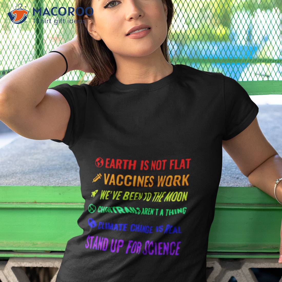 Earth Is Not Flat Vaccines Work We’ve Been To The Moon Chemtrails Aren’t A Thing Shirt Earth Is Not Flat Vaccines Work We’ve Been To The Moon Chemtrails Aren’t A Thing Shirt