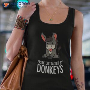 easily distracted by donkeys shirt tank top 4