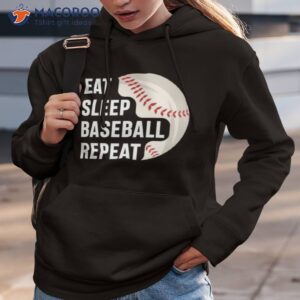 eat sleep baseball repeat logo shirt hoodie 3