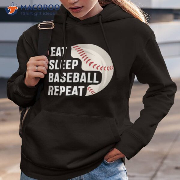 Eat Sleep Baseball Repeat Logo Shirt