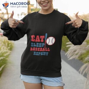 eat sleep baseball repent logo shirt sweatshirt 1