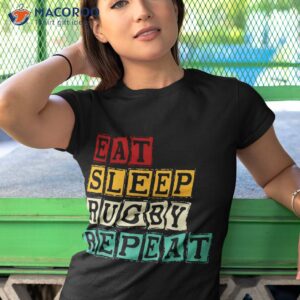 eat sleep rugby repeat sport gifts shirt tshirt 1