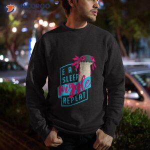 eat sleep wiggle repeat monster hunter design shirt sweatshirt