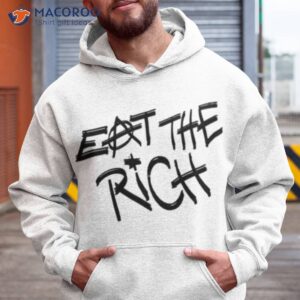 eat the rich text design aerosmith shirt hoodie