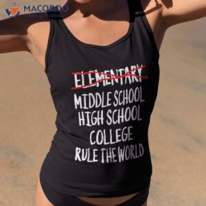 Eletary School Graduation Gift 6th Grade Shirt