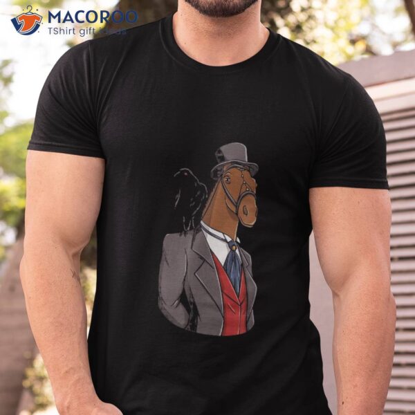 Emo Horse Graphic Grunge Shirt