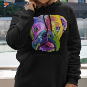 english british bulldog pop art portrait for dog owners shirt hoodie 2
