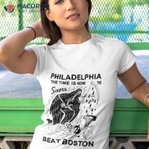 eric kenney philadelphia the time is now 76 sixers beat boston shirt tshirt 1