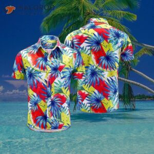 Euow Men's Hawaiian Shirt Summer Beach Dress