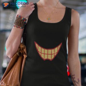 evil grin smiley mouth graphic shirt tank top 4