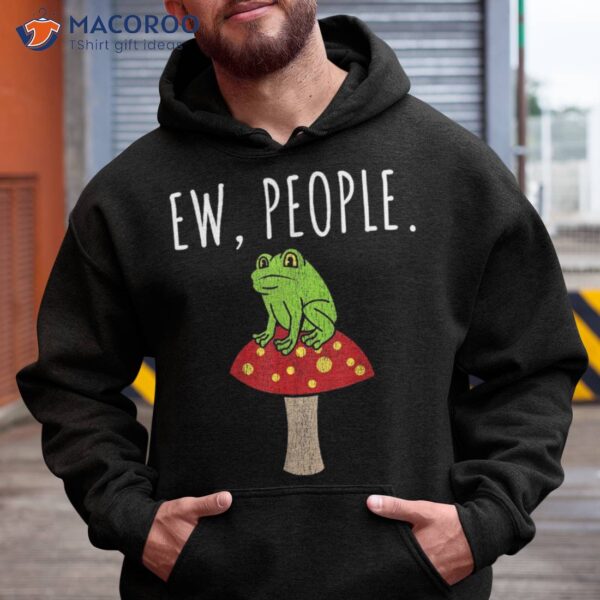 Ew People Cottagecore Frog Mushroom Shirt