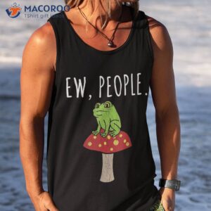 ew people cottagecore frog mushroom shirt tank top