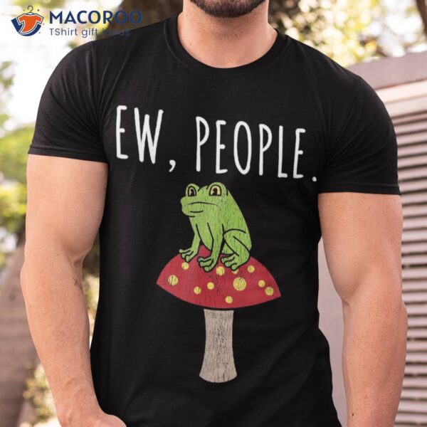 Ew People Cottagecore Frog Mushroom Shirt