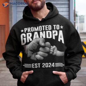 expecting gifts soon to be promoted grandpa 2024 shirt hoodie