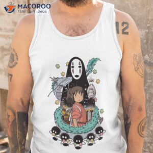 faceless spirited away anime studio ghibli shirt tank top