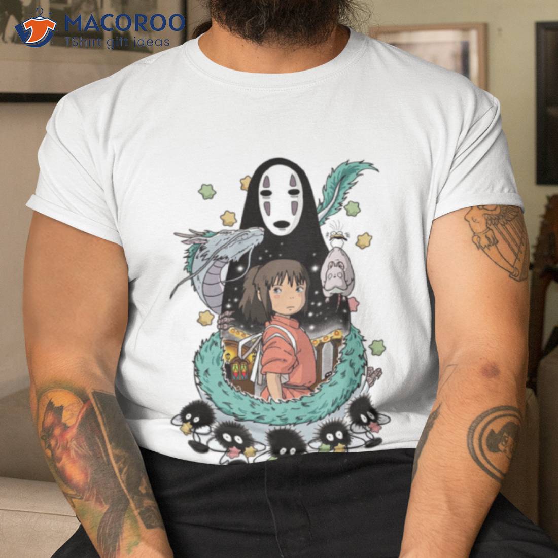 Spirited Away God Hidden Girl and Faceless Man Anime Poster Canvas Art  Poster and Wall Art Picture Print Modern Family Bedroom Decor Posters  08×12inch(20×30cm) : Amazon.ca: Home