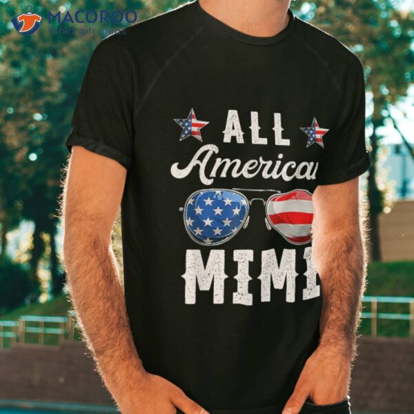 Family Shirts All American Mimi, 4th Of July Patriotic Shirt
