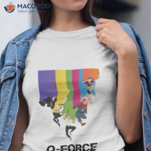 famous q force anime series shirt tshirt