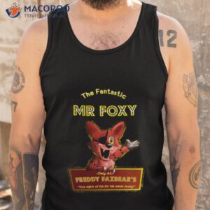 fantastic mr foxy five nights at freddys shirt tank top