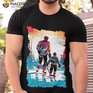 Father And Son Ice Hockey Father’s Day Gift Shirt