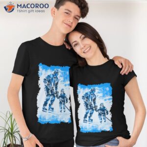 Father And Son Ice Hockey Father’s Day Gift Shirt