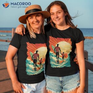 father and son surfing gift shirt tshirt 3