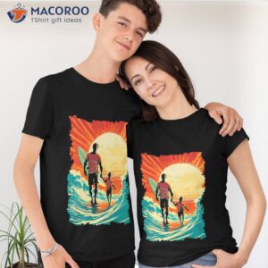 Father And Son Surfing Gift Shirt