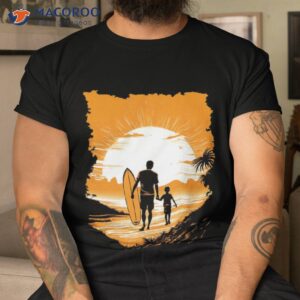 Father And Son Surfing Surfer Gift Shirt