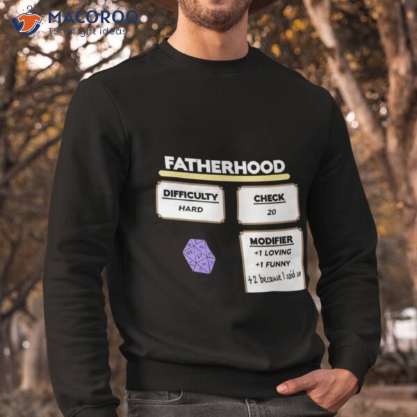 Fatherhood Roleplaying Gamer Fathers Day Unisex T-Shirt