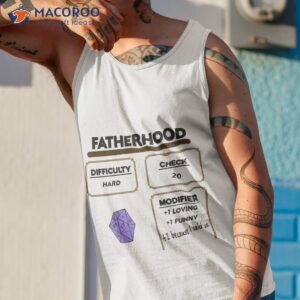 fatherhood roleplaying gamer fathers day unisex t shirt tank top 1