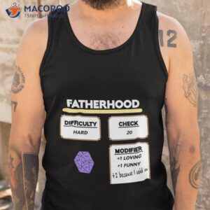 fatherhood roleplaying gamer fathers day unisex t shirt tank top