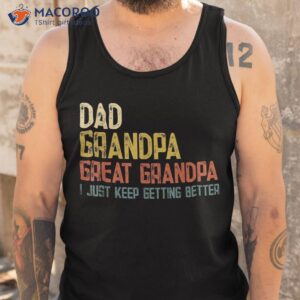 fathers day gift from grandkids dad grandpa great shirt tank top