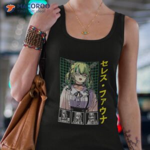 fauna in glasses active hololive shirt tank top 4