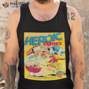 fellers heroic 90s comic shirt tank top