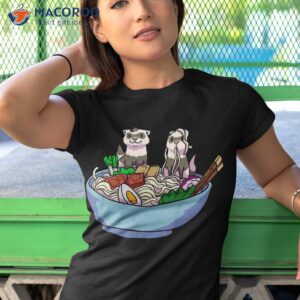 ferret ra noodles anime kawaii japanese otaku gift shirt tshirt 1