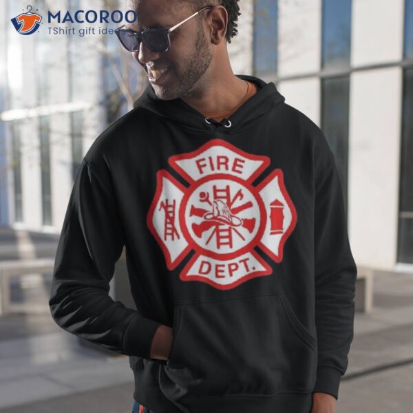 Fire Departt Logo Uniform Fireman Symbol Firefighter Gear Shirt