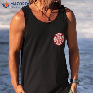 fire departt logo uniform fireman symbol firefighter gear shirt tank top