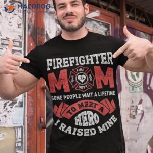 Firefighter Mom Firewoman Proud Moms Mother’s Day Vintage Shirt