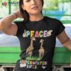 First Day Of Kindergarten Giraffe Peace 2023 Shirt