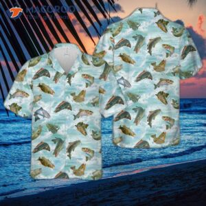 Fish-catching Hawaiian Shirt