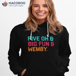 Five Big Fun Wemby Shirt 2 five oh big fun wemby shirt hoodie 1