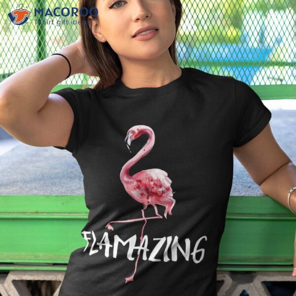 Flamazing Pink Flamingo Novelty Lover Funny Gift Shirt