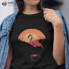 Flamingo Coffee Drinking Pink Wading Bird Caf&atilde;&copy; Drinker Shirt